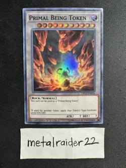 Yugioh Primal Being Token OP12-EN026 OTS Tournament Pack 12 Unlimited Near MInt - Image 1