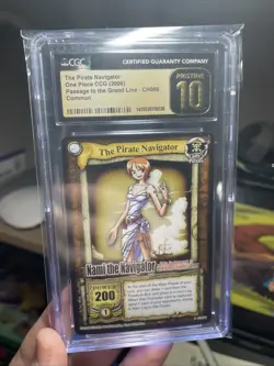 2006 One Piece CCG “The Pirate Navigator”, “Nami The Navigator” Card, CGC 10 PR - Image 2