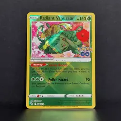Radiant Venusaur 004/078 Pokemon GO Holo | Pokemon - Image 1