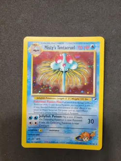 MP Misty's Tentacruel Holo Rare Card 10/132 Gym Heroes - Image 2