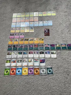 Pokemon Cards Destined Rivals Part Set X 75 Inc Reverse & Holos - Image 1