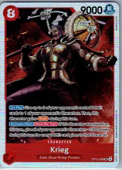 Krieg OP15-008 SR Adventure on Kami's Island - One Piece Card - NM - Image 1