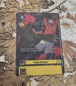 Digimon Card Game Falcomon Foil P-081 Official Tournament Pack Vol.13 - Image 1