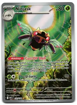 Ninjask 137/132 - 🌊 Mega Evolution Illustration Rare Pokemon TCG 🖤 - NM - Image 1