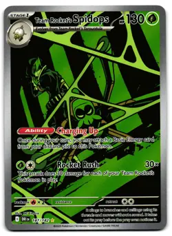 Team Rocket's Spidops 187/182 - 🌊 Destined Rivals Pokemon TCG 🖤 - LP - Image 1