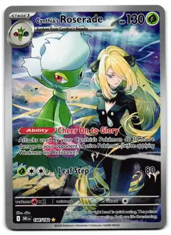 Cynthia's Roserade 184/182 - 🌊 Destined Rivals Pokemon TCG 🖤 - LP - Image 1