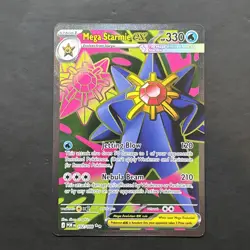 Mega Starmie EX 102/088 Full Art Ultra Rare Pokemon TCG: Perfect Order - Image 1