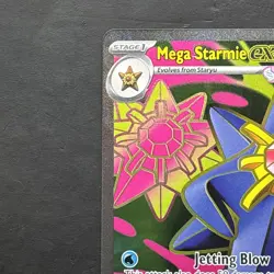 Mega Starmie EX 102/088 Full Art Ultra Rare Pokemon TCG: Perfect Order - Image 2