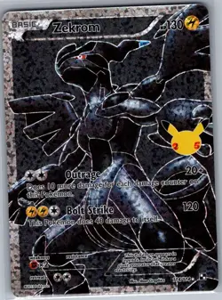 Zekrom 114/114 Celebrations: Classic Collection - Pokemon Card - NM - Image 1