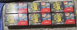 Costco Pokemon Surging Spark 2 Pack ETB Booster Bundle Brand New Sealed Lot 6 - Image 1