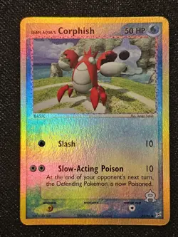 Pokemon Card - Team Aqua's Corphish Team Magma vs Team Aqua 51/95 Reverse Holo - Image 1