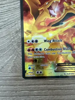 Pokemon TCG Charizard EX Black Star Full Art Holo Promo Card #XY121 - Image 3
