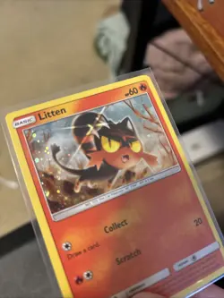 Litten - SM08 - Pokemon Sun & Moon Promo Holo Rare Card NM - Image 3