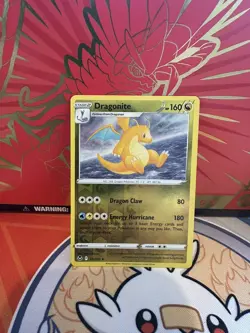 Pokemon Dragonite Silver Tempest Reverse Holo Card 131/195 Near Mint Condition - Image 1