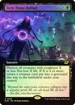 MTG - Zero Point Ballad - Extended Art - Foil - Edge of Eternities - Magic - Image 1