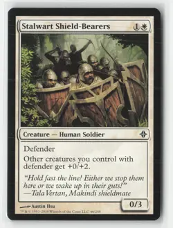 Stalwart Shield-Bearers 46 Common Rise of the Eldrazi Magic: The Gathering NM - Image 1