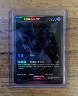 English Zekrom EX 172/086 RARE - Pokemon Black Bolt TCG Fresh MINT Condition - Image 1