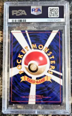1996 Pokemon Japanese Basic LASS Trainer PSA 10 GEM MINT - Image 2