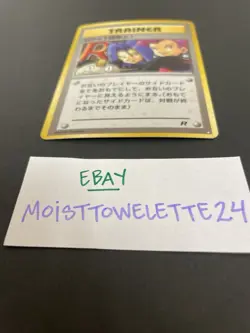 1997 Pokemon TCG Here Comes Team Rocket Holo Trainer - Image 5
