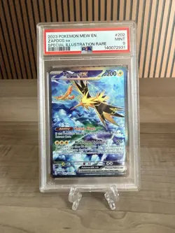 Pokemon Zapdos ex 202/165 SV Scarlet & Violet 151 Special Illustration Rare PSA… - Image 1
