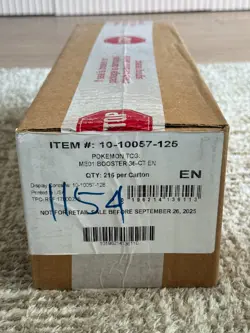 Pokemon Mega Evolution Booster Box Case Sealed (6 Boxes) Non-Enhanced - Image 1