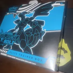 Pokemon Scarlet & Violet Black Bolt Elite Trainer Box ETB Factory Sealed 9 Packs - Image 1