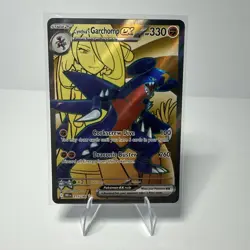 Cynthia’s Garchomp ex 215/182 Gold Hyper Rare Pokemon NM + Evolutions - Image 1