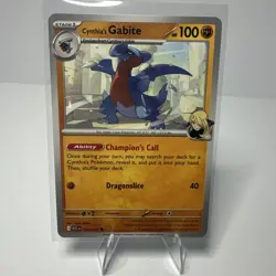 Cynthia’s Garchomp ex 215/182 Gold Hyper Rare Pokemon NM + Evolutions - Image 5