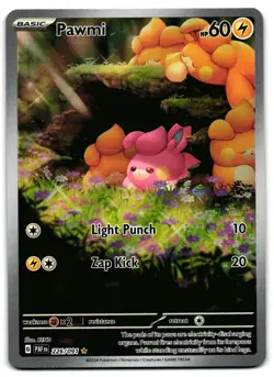 Pawmi 226/091 - 🌊 Paldean Fates Illustration Rare Pokemon TCG 🖤 - LP - Image 1