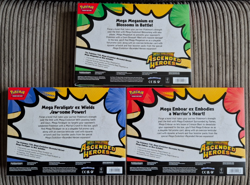 Pokemon TCG Ascended Heroes Mega Retaliate Meganium Emboss EX Box Bundle Sealed - Image 2