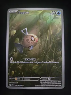 Pokemon TCG Feebas Surging Sparks 198/191 IR Illustration Rare NM - Image 2