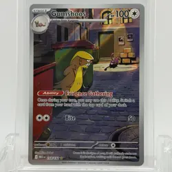 Pokemon TCG Mega Evolution Gumshoos #153/132 Illustration Rare NM - Image 1