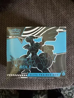 Pokemon TCG Black Bolt Elite Trainer Box ETB New Sealed - Image 1