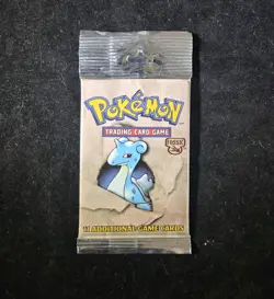 Pokemon TCG Fossil Booster Pack - Long Crimp 21.18g - Factory Sealed Vintage - Image 1