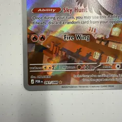 Talonflame 091/088 Illustration Rare Mega Evolution Perfect Order Pokemon TCG - Image 5