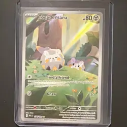Pokemon Togedemaru Illustration Rare Holo 104/094 Me02: Phantasmal Flames 80HP - Image 1