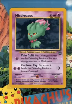 Pokemon TCG Misdreavus 39 Black Star Promo Non Holo NM - Image 1