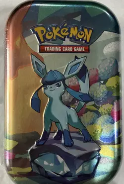 Pokemon TCG Scarlet & Violet Prismatic Evolutions Glacion ❄ Sealed Mini Tin - Image 1