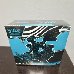 Pokemon Scarlet & Violet Black Bolt Elite Trainer Box Zekrom Thundurus 2025 - Image 1