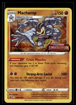 Machamp SWSH243 SWSH Black Star Promo Pokemon - Image 1