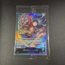 Monkey D Luffy EB02-010 Leader Sound Loader Promo One Piece Card English SEALED - Image 1