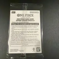 Monkey D Luffy EB02-010 Leader Sound Loader Promo One Piece Card English SEALED - Image 2