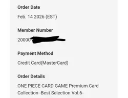 ONE PIECE Card Game Premium Card Collection Best Selection Vol. 6 Bandai PRESALE - Image 5