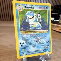 Pokemon Blastoise 2/102 Base Set Holo Rare Stage 2 100 HP Trading Card - Image 2