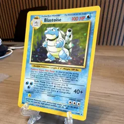 Pokemon Blastoise 2/102 Base Set Holo Rare Stage 2 100 HP Trading Card - Image 3