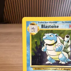 Pokemon Blastoise 2/102 Base Set Holo Rare Stage 2 100 HP Trading Card - Image 4