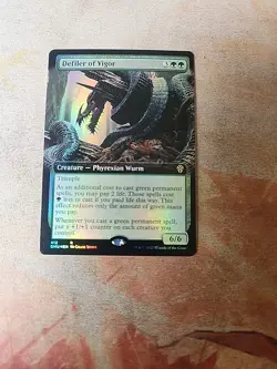 Defiler Of Vigor Extended Art Foil Dominaria United MTG NM - Image 1