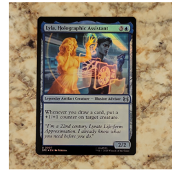 Wizards Magic: The Gathering Lyla Holographic Assistant Marvel Uncommon Legenda… - Image 1