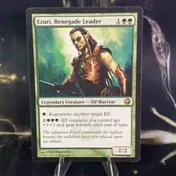 Magic the Gathering - Ezuri, Renegade Leader - LP - Scars Rare Green - Image 1