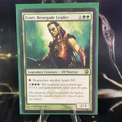 Magic the Gathering - Ezuri, Renegade Leader - LP - Scars Rare Green - Image 3